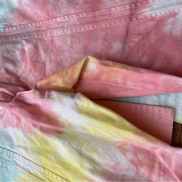 LOVESHACKFANCY Tao Pant Rainbow Radial Tie Dye Read Description - Picture 9 of 16